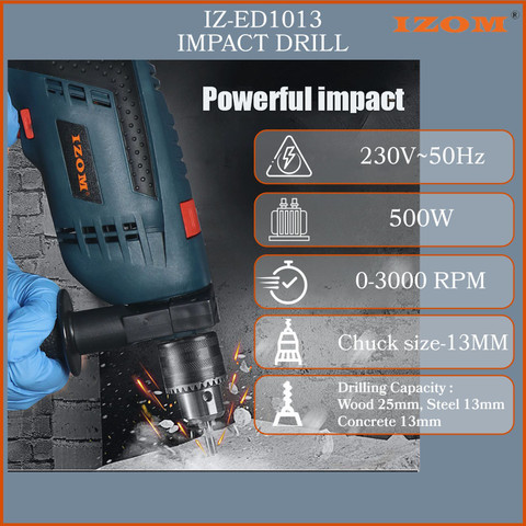 ☆IZUMIN☆ IZOM IZ-ED1013 IZ-ED1013 Pistol Grip Drill Price in India - Buy