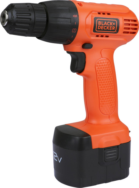 BLACK+DECKER 12-Volt Cordless /Driver with Keyless and 50 Accessories Kit  CD121K50 Angle Drill
