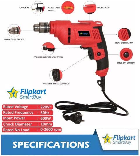 Machine Good Drill To Buy Flipkart SmartBuy 100% Copper Winding