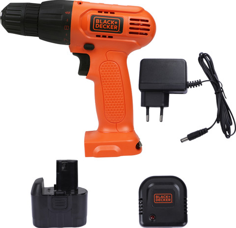 BLACK+DECKER 12-Volt Cordless /Driver with Keyless and 50 Accessories Kit  CD121K50 Angle Drill