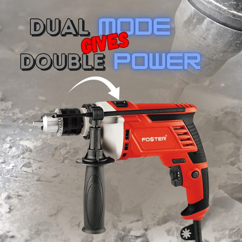 FOSTER FID-13NX Heavy Duty Impact Drill Machine| 13mm , Copper