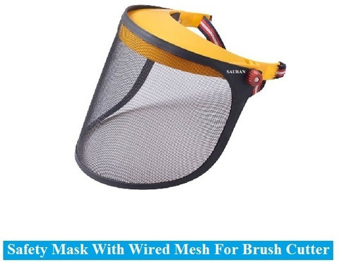 Sauran Safety Mask With Wired Mesh For Brush Cutter (BK54) Power