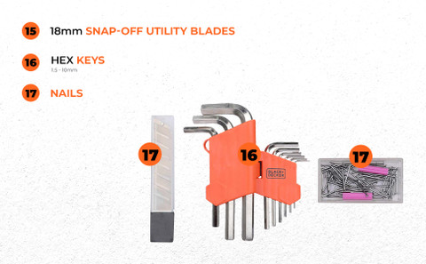 BLACK+DECKER BMT108C Hand Tool Kit Price in India - Buy BLACK+