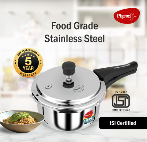 Pigeon Special and L Outer Lid Induction Bottom Pressure Cooker
