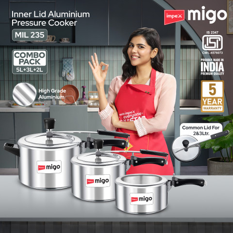 IMPEX Migo Pressure Cooker Inner Lid (MIL 235) L, L, L Inner