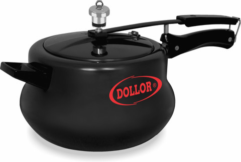 Dollor Matki Black Hard Anodized Handi Inner Lid Aluminium L Inner Lid  Pressure Cooker