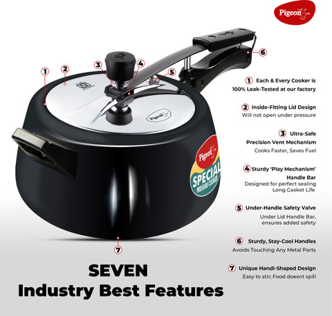 Pigeon Special Plus and L Inner Lid Induction Bottom Pressure