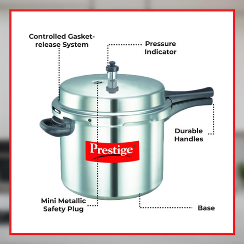 Prestige Popular 10 L Outer Lid Pressure Cooker Price in India