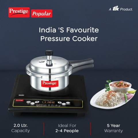 Prestige Popular Pressure Cooker – 2L, Outer Lid