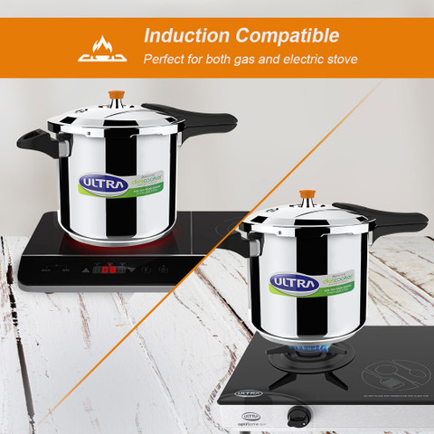 ULTRA DURACOOK DIET 8L L Outer Lid Induction Bottom Pressure Cooker