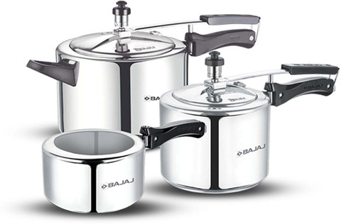 BAJAJ L, L, L Inner Lid Pressure Cooker