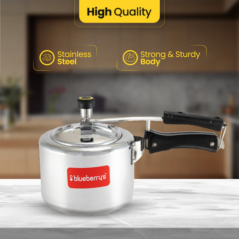 BlueBerry's Liter Innerlid Aluminium Pressure Cooker,Induction