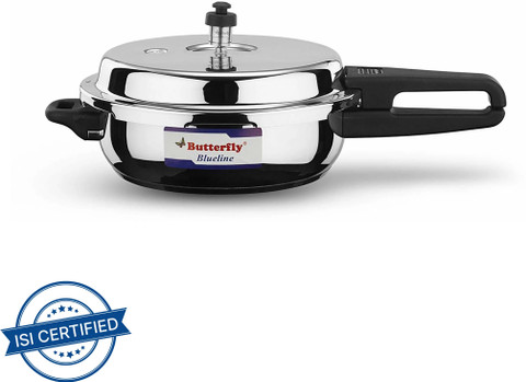 Butterfly BUTTERFLY LITRE PRESSURE PAN BLUELINE L Outer Lid  Induction Bottom Pressure Pan