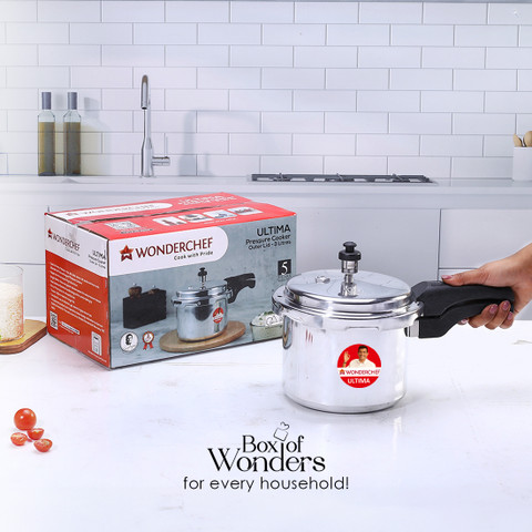 WONDERCHEF Ultima Outer Lid L Outer Lid Induction Bottom Pressure Cooker