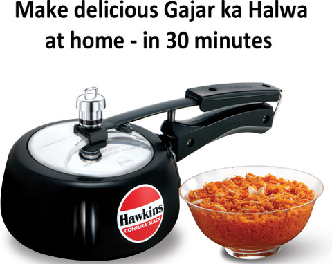 Hawkins Contura Black (CB15) L Inner Lid Pressure Cooker