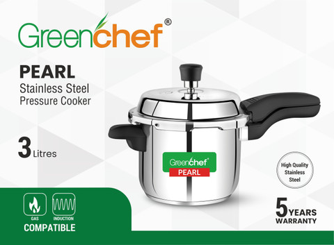 Greenchef Pearl L Outer Lid Induction Bottom Pressure Cooker