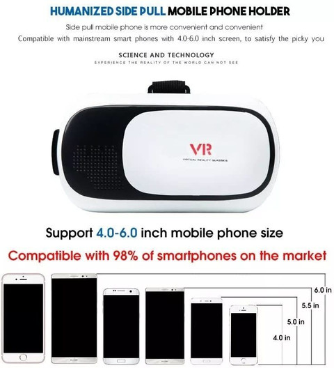 Smart Glasses Vr Box Flipkart Rynoxa All-In-One VR Box 3D Headset