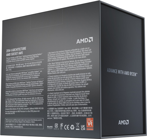 AMD Ryzen 9 7900 3.7 GHz Upto 5.6 GHz AM5 Socket 12 Cores 24