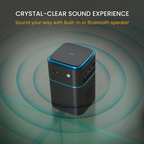 Portronics Pico 12 Smart Projector with Android 11, 4K Ultra HD