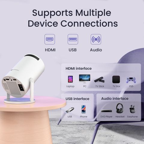 Portronics Beem 440 Smart LED with 720p HD Resolution (1800 lm / Remote ...