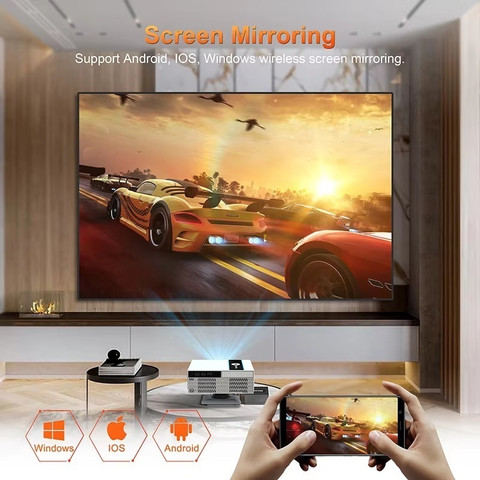 Toptro X6 Smart Auto Focus Full HD Projector WiFi HDMI ARC YouTube