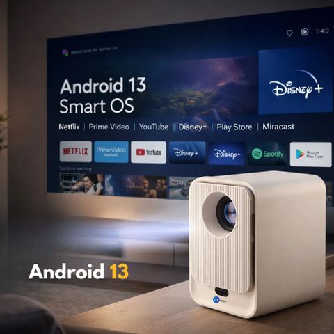 Maizic Smarthome Tej Ultra Pro 8K Smart LCD Projector | 7680×4320p