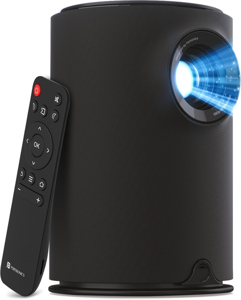 Portronics Beem 400 LED Projector with WiFi, 6W Speaker, 1080p HD