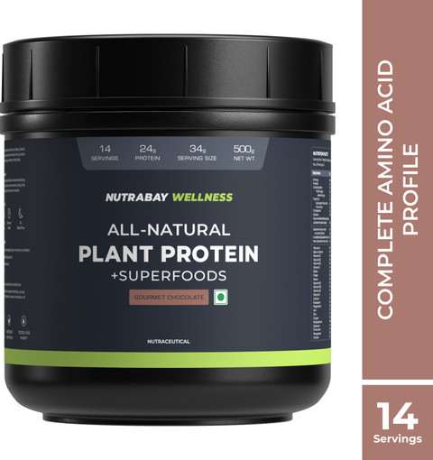 Nutrabay Wellness All-Natural Plant Protein Powder Superfoods