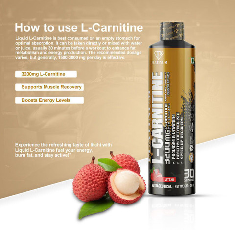 l carnitine and b12 PLATINUM NUTRITION Liquid L-Carnitine 3200 Mg With Vitamin B12/B5 Creatine  Price in India