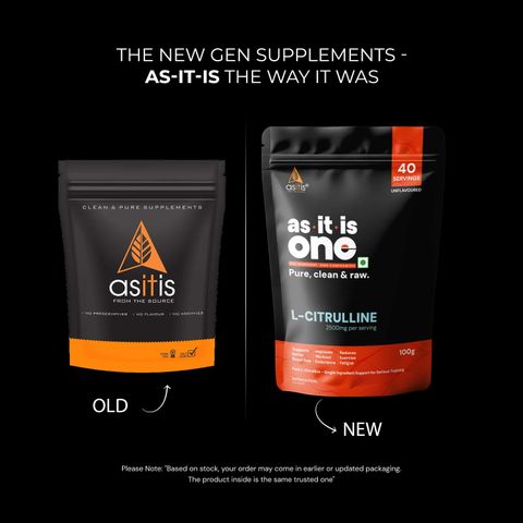 AS-IT-IS Nutrition One L Citrulline Powder Supports Blood Flow, Nitric  Oxide Production EAA (Essential Amino Acids) Price in India