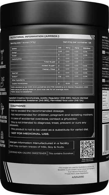 BeastLife Creatine Monohydrate 500g Watermelon - Image 7