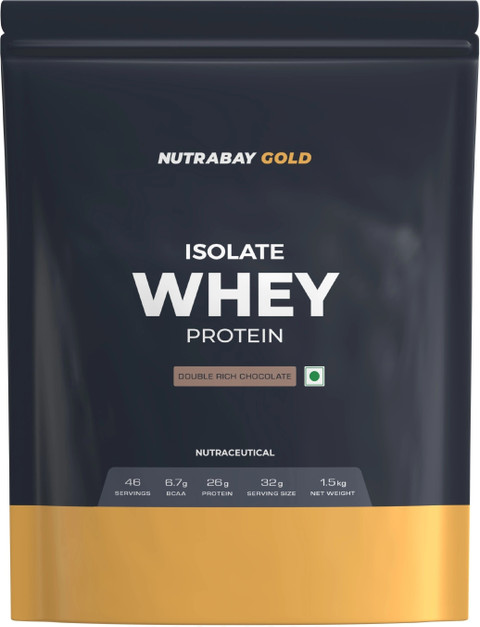 Nutrabay Gold 100% Whey Protein Isolate with Digestive Enzymes