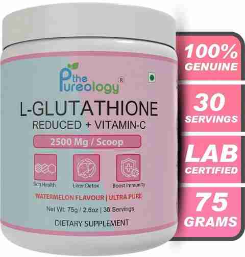 thepureology L-Glutathione 1500 mg + Vitamin C 1000 mg Glutamine Price in  India