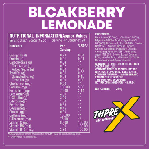 HEALTHFARM ThpreX Pre Workout , Get Increased Energy, Endurance