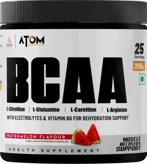 l-argenine l-glutamine l-carnitine AS-IT-IS Nutrition ATOM BCAA with L-arginine, L-Carnitine, L-Citrullin BCAA  Price in India