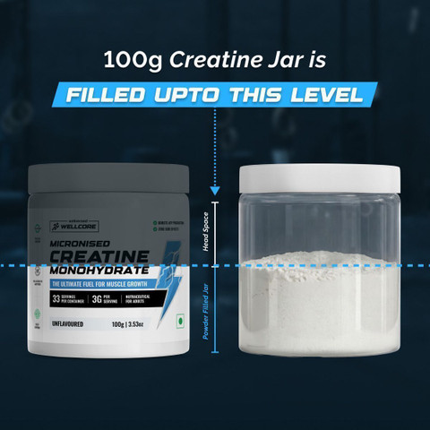 Wellcore Micronised Creatine Monohydrate | Lab Tested | Enhanced ...