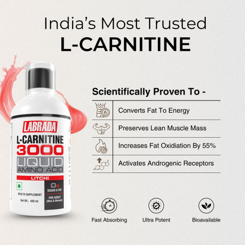 Labrada L-Carnitine 3000mg | 450ml Litchi | Liquid Amio Acid with 0 Sugar| 30 Servings EAA (Essential Amino Acids) Price in India - Buy Labrada L- Carnitine 3000mg | 450ml Litchi Labrada L-Carnitine 3000mg | 450ml Litchi | Liquid Amio Acid with 0 Sugar| 30 Servings EAA (Essential Amino Acids) Price in India - Buy Labrada L- Carnitine 3000mg | 450ml Litchi