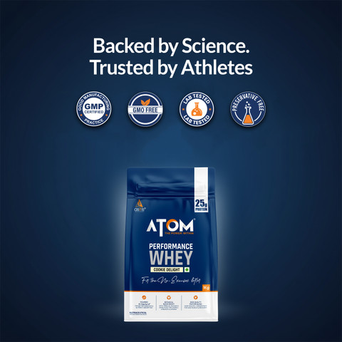 AS-IT-IS Nutrition ATOM Performance Whey 1Kg |With Safed Musli & Mucuna ...