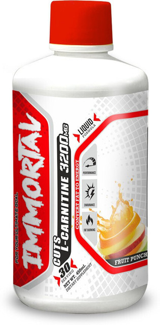 immortal Cuts L-Carnitine 3200mg Pre Workout Price in India