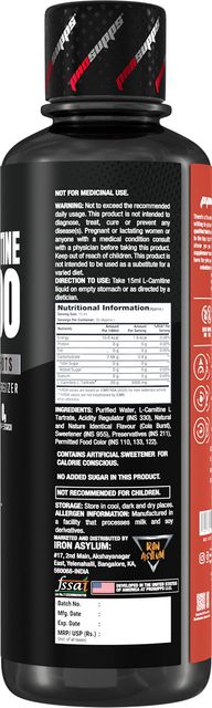 pro supps l carnitine 3000 reviews ProSupps L-Carnitine Liquid Energy Enhancer, Berry Flavor, 31 Servings