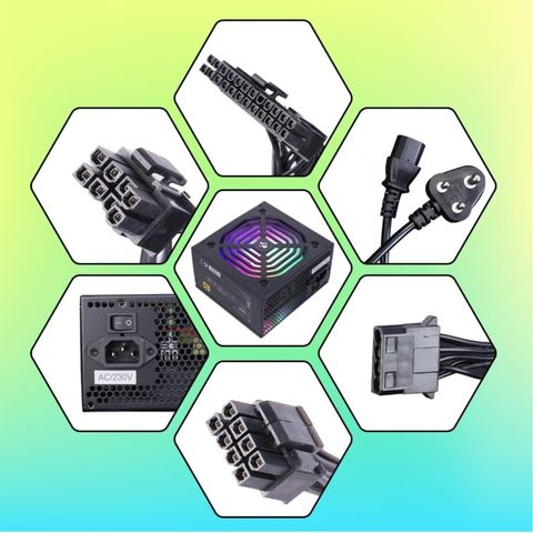 ZEBRONICS Premium Power Supply ZEB-ZS500 500 Watts Computer PSU
