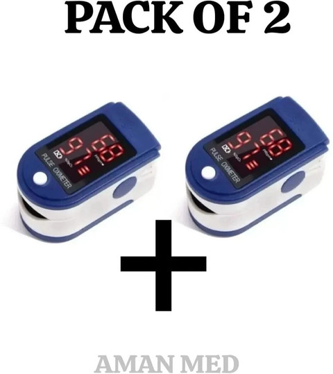 Aman Med Oxygen Saturation Monitor, Heart Rate and SpO2 Level