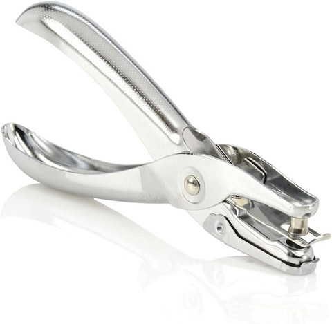 KRYTONE Hole Punch with Hole Protecter Office