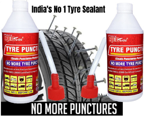 Redtize puncture repair tyre sealer liquid 1000 ml pack of