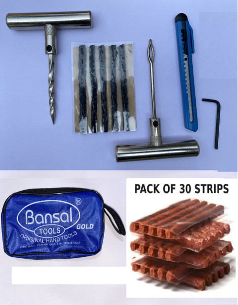 Weyride Bansal Tools Heavy Solid Metal Puncture Kit With 35pcs
