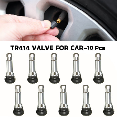 WILLIBEE TR414 Tubeless Tyre Valve Stem Rubber Brass Valve/Neck