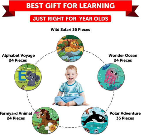 Minileaves Birthday Gift for to Year Old Boys and Girls Set