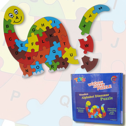 Educational Toys 3d Dinosaur Jigsaw Puzzles Japace Wooden Jigsaw
