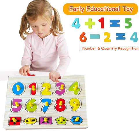 SHALAFI Math counting Board Toy Number Educational and Learning - Main Image