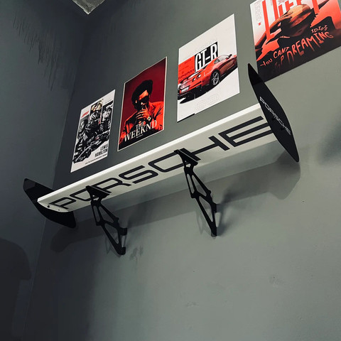 Spoiler Wall Rack bestfocraft Spoiler Shelf – Wall Mounted Car Spoiler Shelf for Home ...